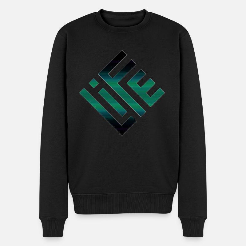 VIE - Pull Premium bio Homme - noir