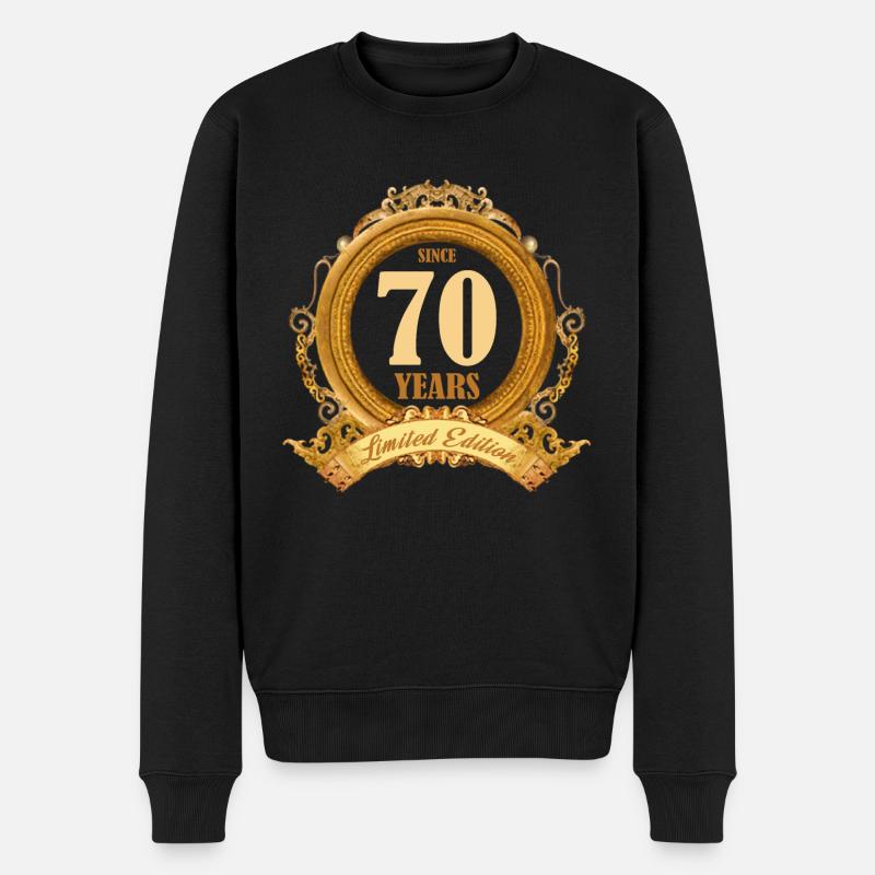 Edition limitée 70 ans - Pull Premium bio Homme - noir