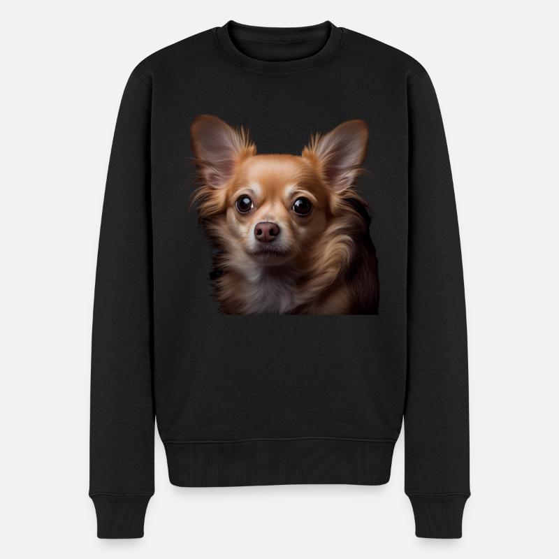 Cute Chihuahua - Idée cadeau pour - Pull Premium bio Homme - noir