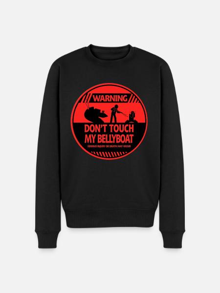Bellyboat warning - Men's Premium Organic Jumper - black