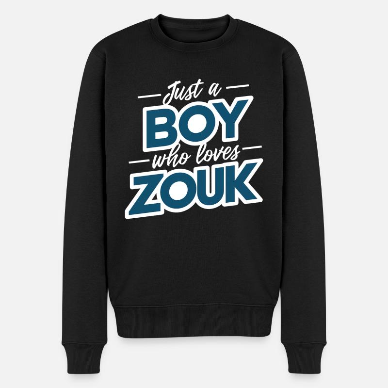 Zouk-Tanz-Geschenk - Männer Premium Bio Pullover - Schwarz