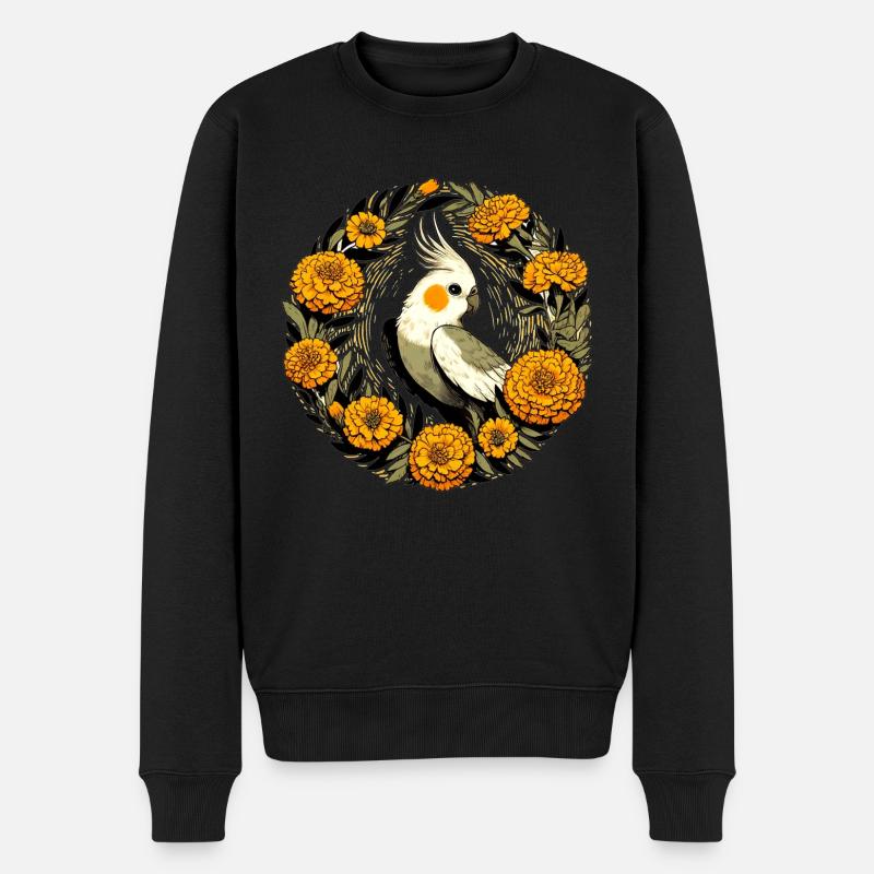 Calopsitte de souci - Pull Premium bio Homme - noir