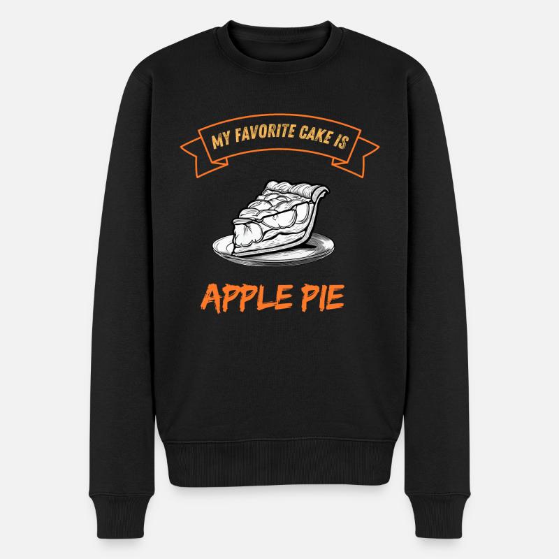 Kuchen & Kuchen - Männer Premium Bio Pullover - Schwarz
