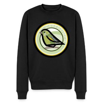Greenfinch - Men's Premium Organic Jumper - black - Front - Nico (187cm)