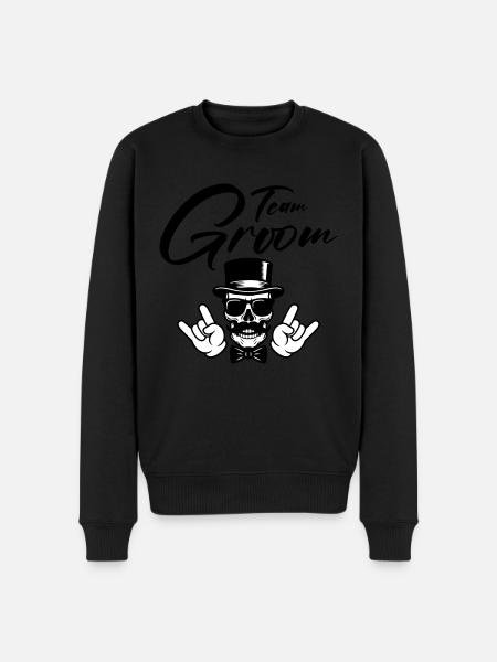 Bräutigam Team Groom - Men's Premium Organic Jumper - black