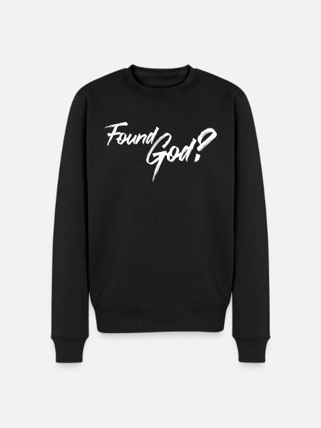 DLM FOUND GOD W1U - Men's Premium Organic Jumper - black