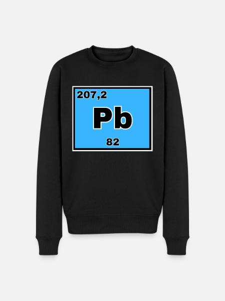 Plumbum - Men's Premium Organic Jumper - black
