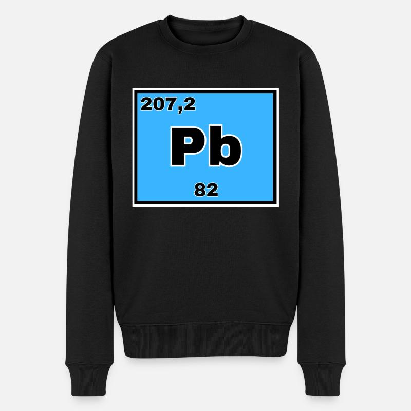 Plumbum - Männer Premium Bio Pullover - Schwarz