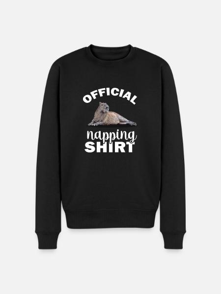 Capybara - Men's Premium Organic Jumper - black