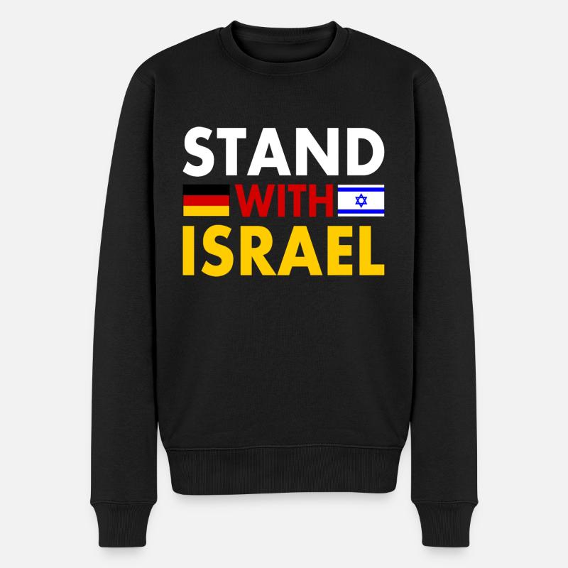 Stand with israel - Pull Premium bio Homme - noir