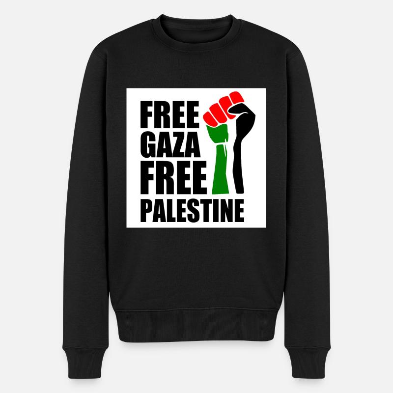 Free gaza Free palestine - Pull Premium bio Homme - noir