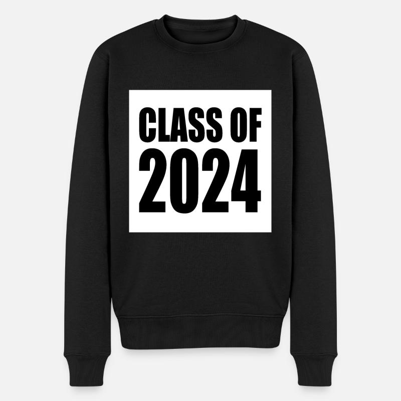 Class of 2024 - Männer Premium Bio Pullover - Schwarz