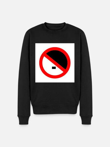 To the right - Men's Premium Organic Jumper - black