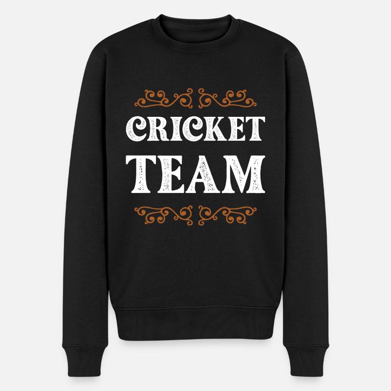 Équipe de cricket - Pull Premium bio Homme - noir
