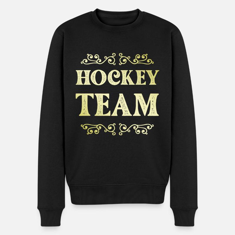 Équipe de hockey - Pull Premium bio Homme - noir