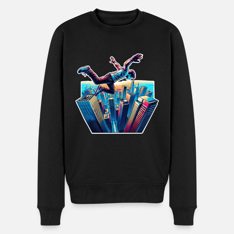 Parkour - Pull Premium bio Homme - noir