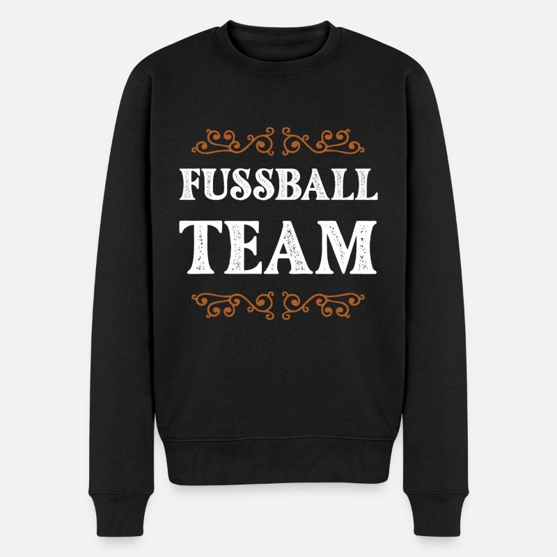 Équipe de football - Pull Premium bio Homme - noir