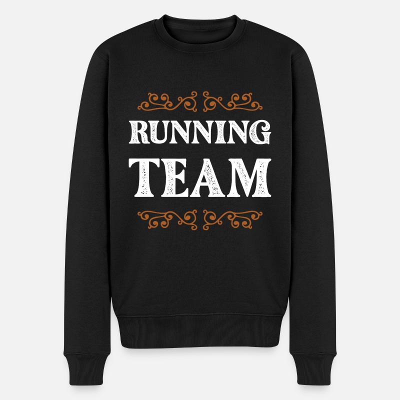 Équipe de course - Pull Premium bio Homme - noir