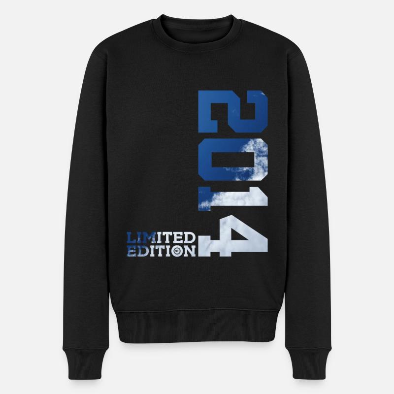 LIMITED EDITION 2014 12. GEBURTSTAG - Männer Premium Bio Pullover - Schwarz