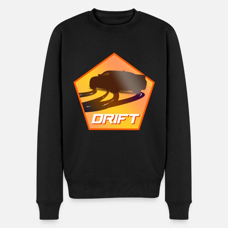 Voiture à la dérive - Pull Premium bio Homme - noir
