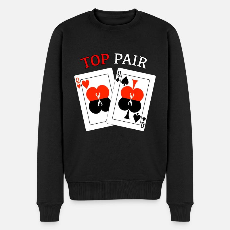 La TOP paire - Pull Premium bio Homme - noir