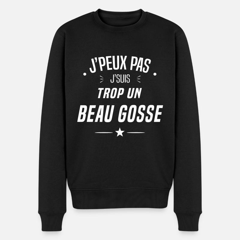 Beau gosse - Pull Premium bio Homme - noir