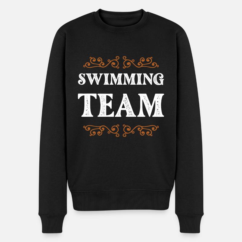 Équipe de natation - Pull Premium bio Homme - noir