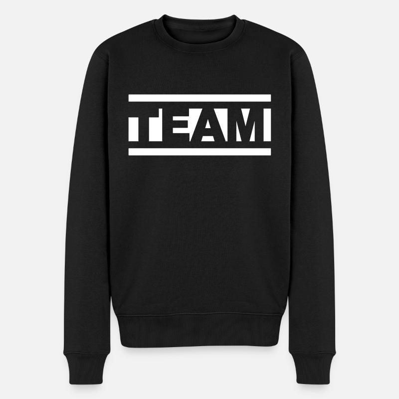 Équipe - Pull Premium bio Homme - noir