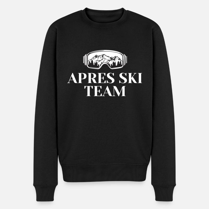 Alpes Ski Team - Männer Premium Bio Pullover - Schwarz