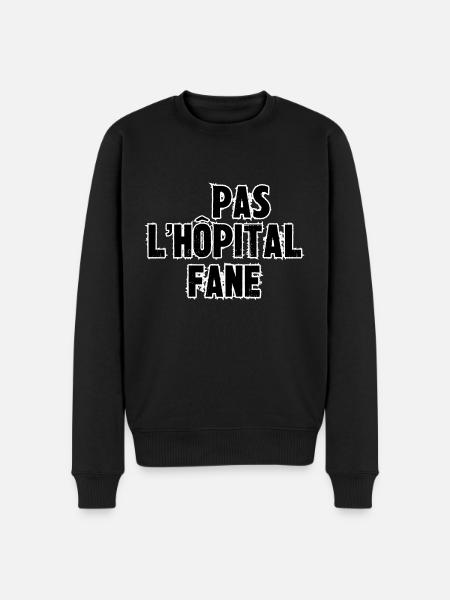 pas l'hôpital fane - Pull Premium bio Homme - noir