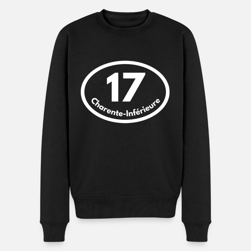 charente-inférieure - Pull Premium bio Homme - noir