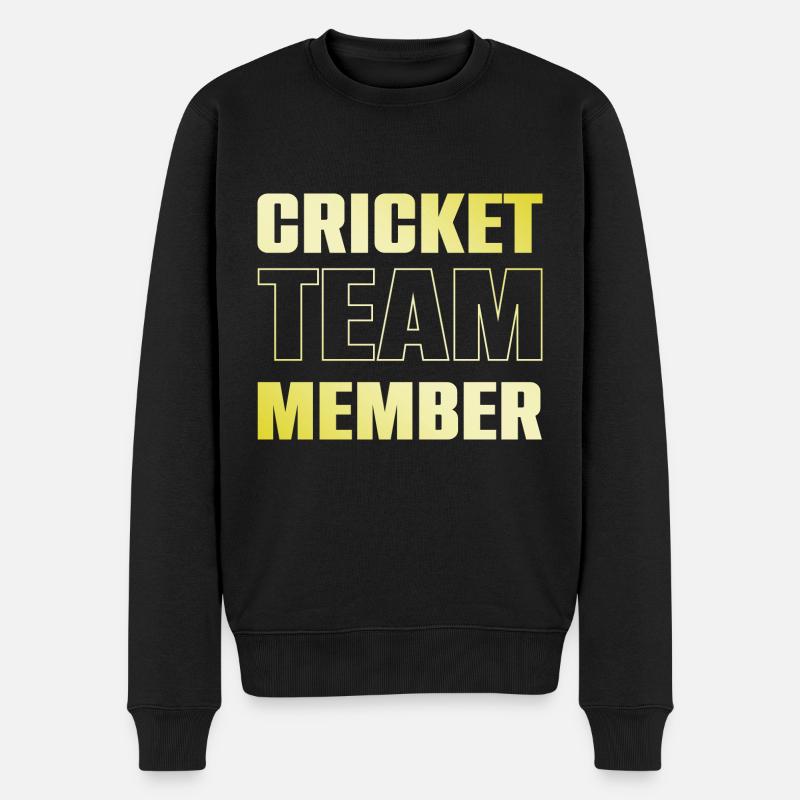 équipe de cricket - Pull Premium bio Homme - noir