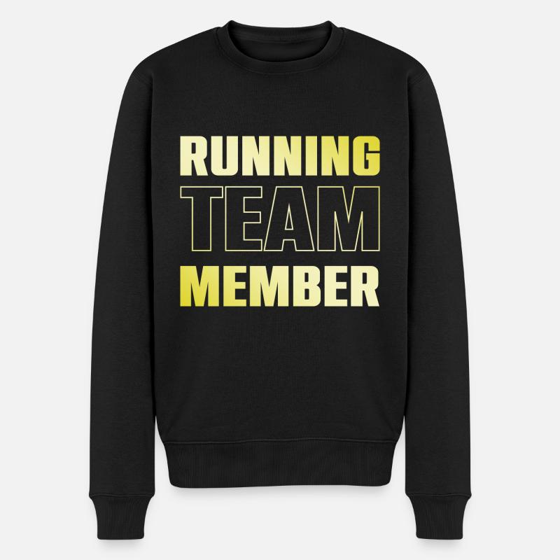 Équipe de course - Pull Premium bio Homme - noir