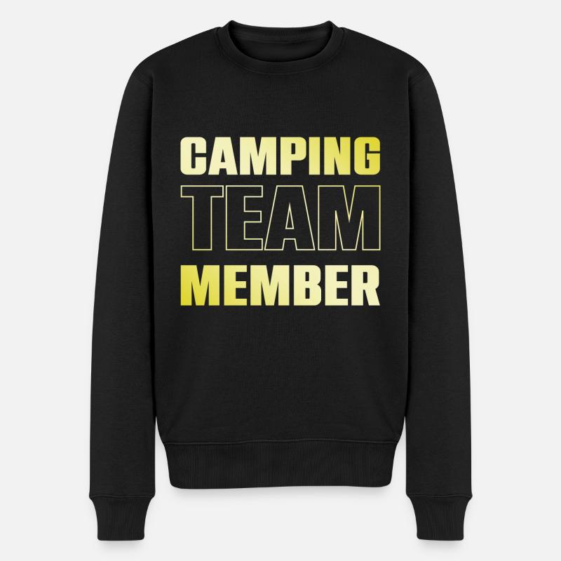 Équipe du camping - Pull Premium bio Homme - noir