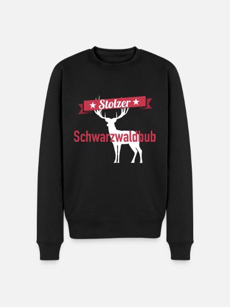 Stolzer Schwarzwaldbub Schwarzwald Design - Männer Premium Bio Pullover - Schwarz