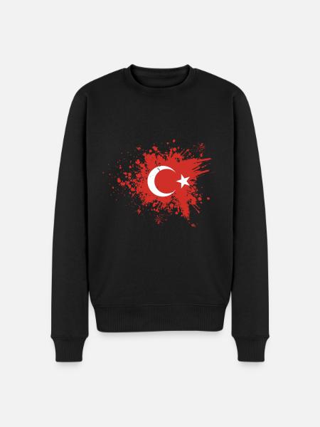 Osmanli Turkish - Men's Premium Organic Jumper - black