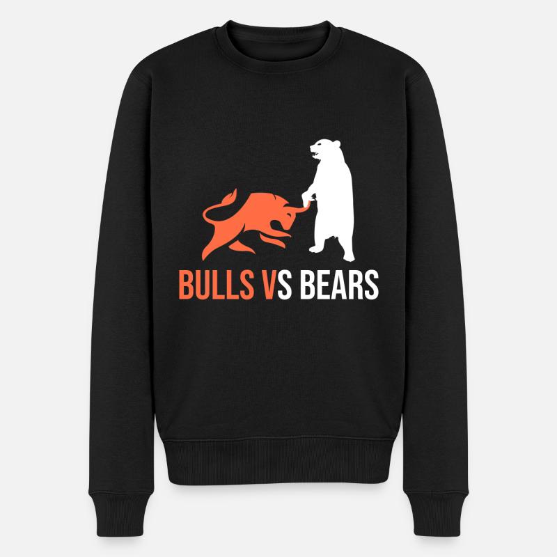Taureaux VS Ours - Pull Premium bio Homme - noir