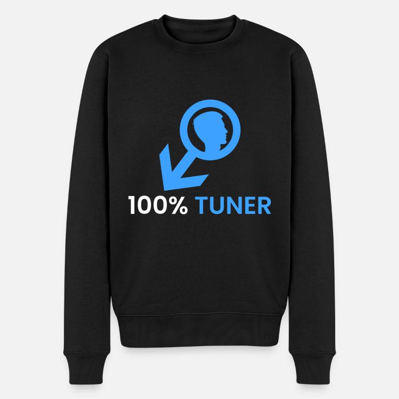 100% Tuner - Pull Premium bio Homme - noir