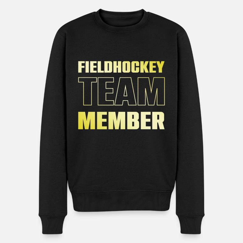 Fieldhockey Team - Männer Premium Bio Pullover - Schwarz