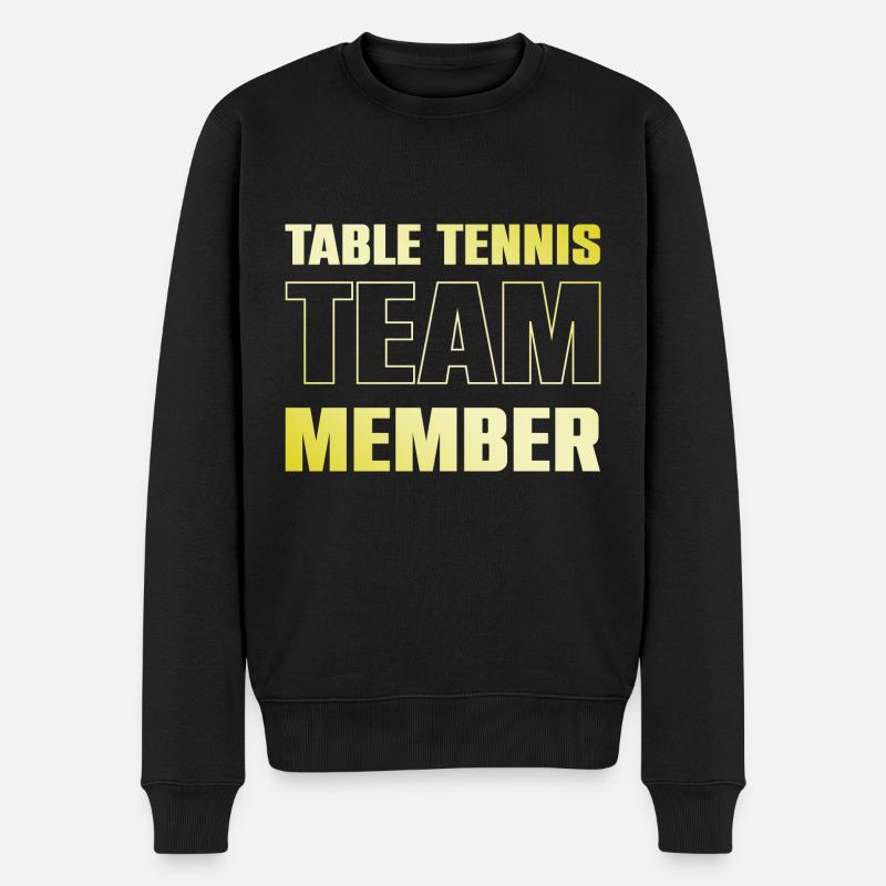 Table Tennis Team - Männer Premium Bio Pullover - Schwarz