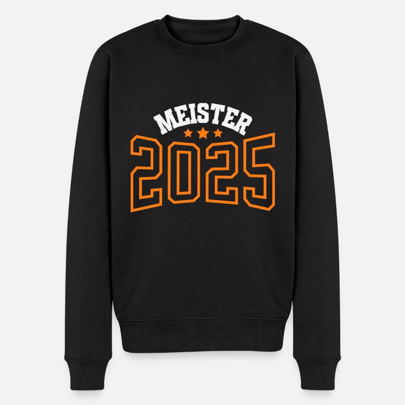 Meister 2025 - Männer Premium Bio Pullover - Schwarz
