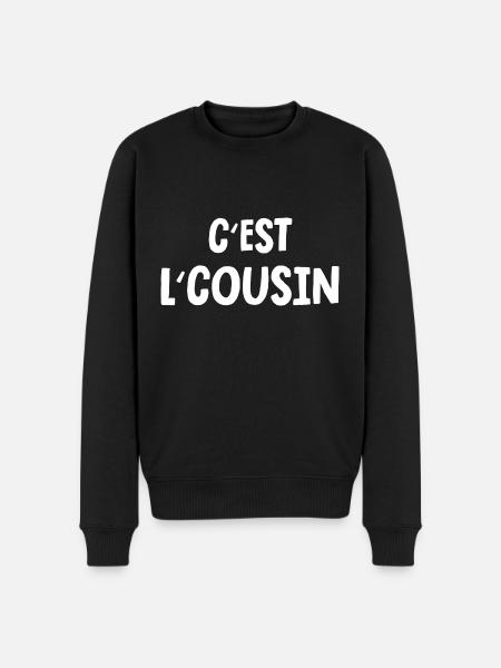c'est l'cousin - Pull Premium bio Homme - noir