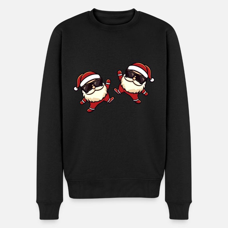 Équipe du Père Noël Drôle - Pull Premium bio Homme - noir