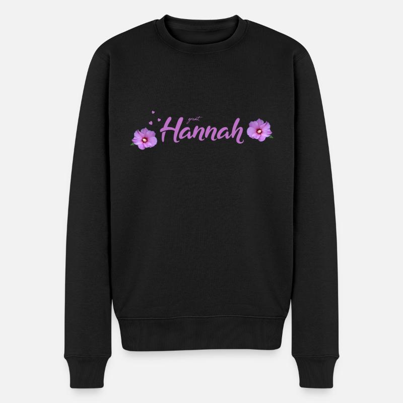 Hannah Anniversaire Hannah - Pull Premium bio Homme - noir