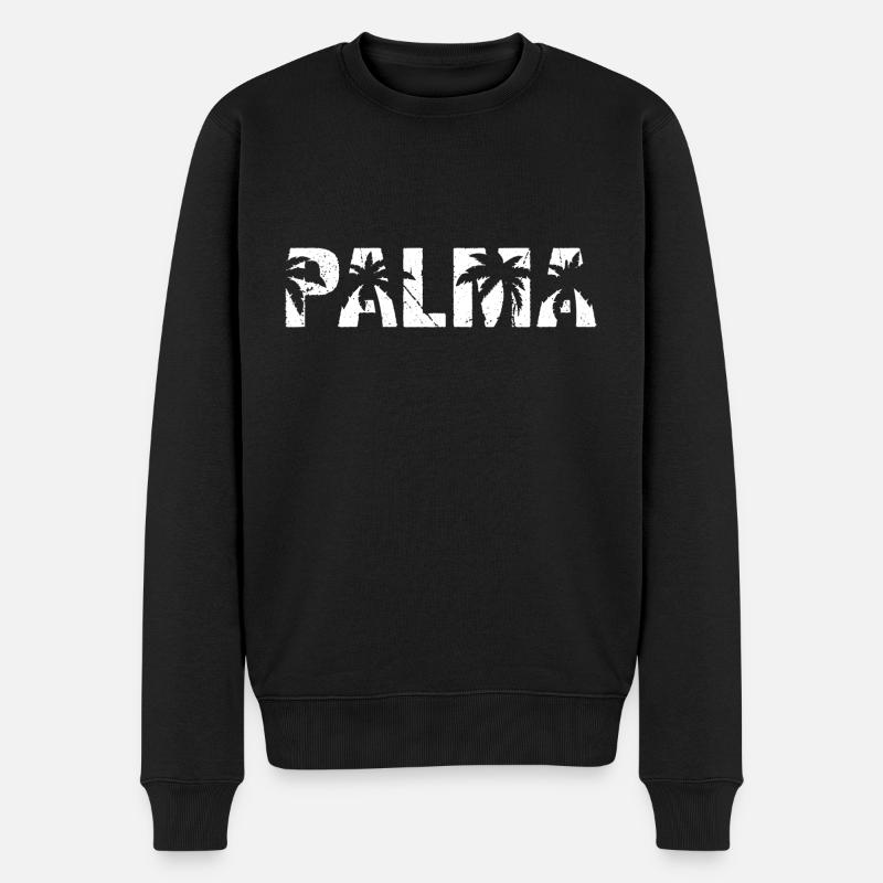 Palma Beach Majorque - Pull Premium bio Homme - noir