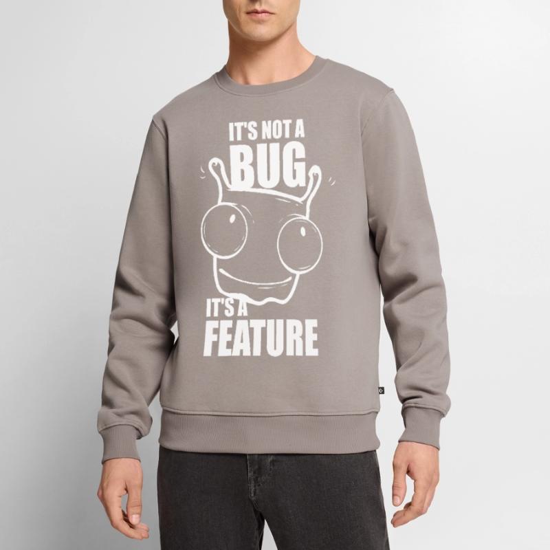 it is not a bug it is a feature - Programmierer Männer Premium Bio Pullover