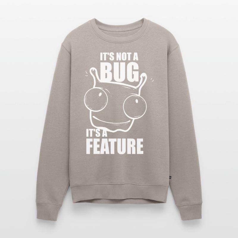 it is not a bug it is a feature - Programmierer Männer Premium Bio Pullover