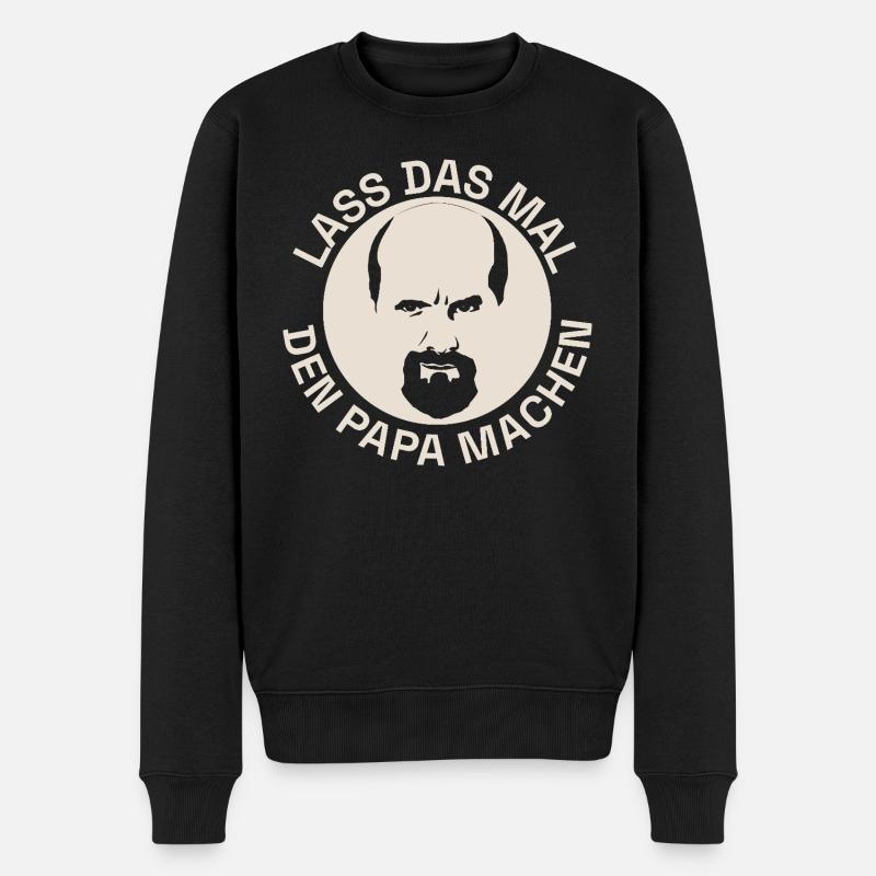 Stromberg Mit Bernd Lass Das Mal Den Papa Machen - Männer Premium Bio Pullover - Schwarz