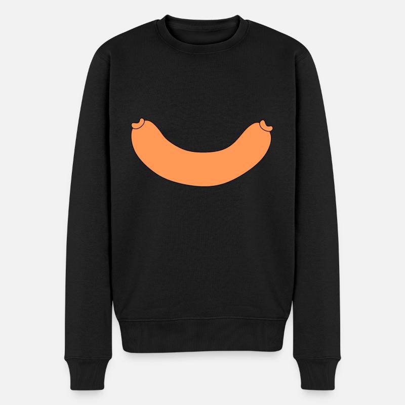 Wurst - Männer Premium Bio Pullover - Schwarz