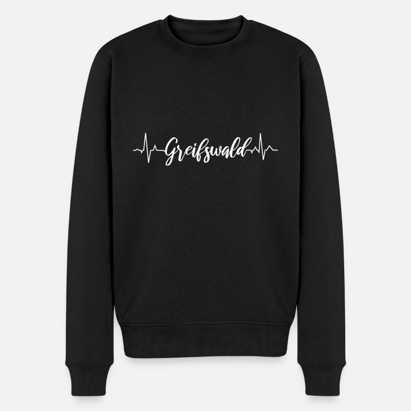 ECG Greifswald - Pull Premium bio Homme - noir